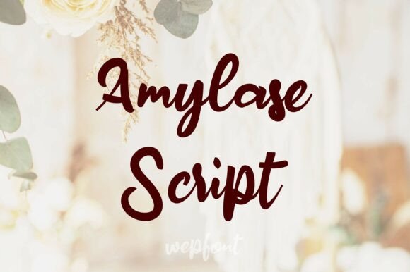 Amylase Script: A Premium Font for Brand Identity