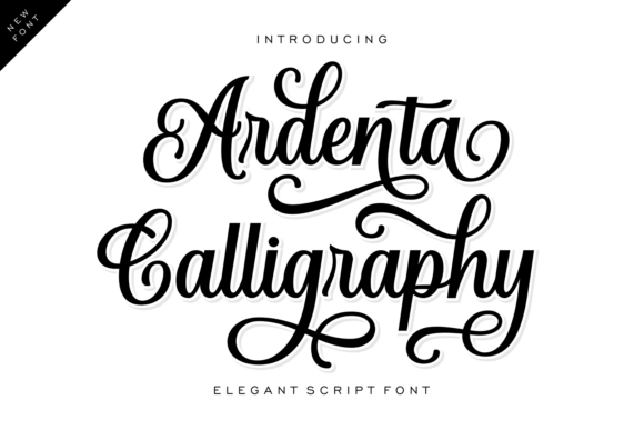 Ardenta Calligraphy: A Fluid Script Font for Editorial Design