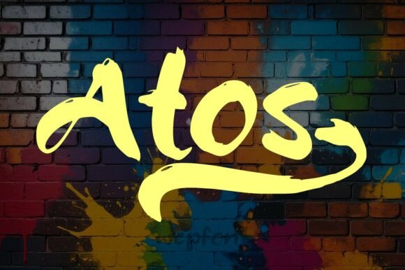 Atos: A Script Font for Bold Brand Identity