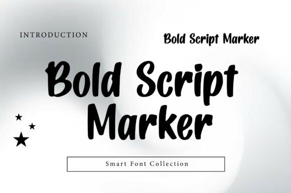 Bold Script Marker: A Bold Font for Makers