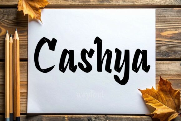 Cashya Font: Elevate Your Brand Identity