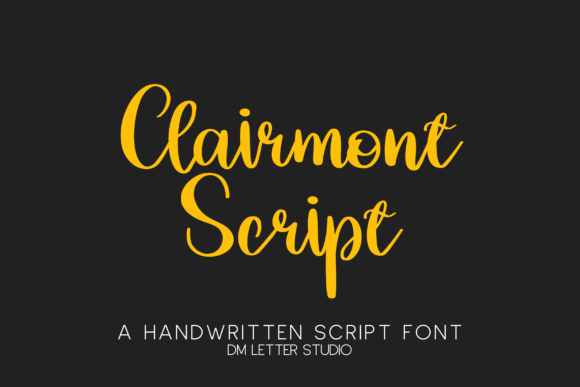 Clairmont Script: An Elegant Font for Branding