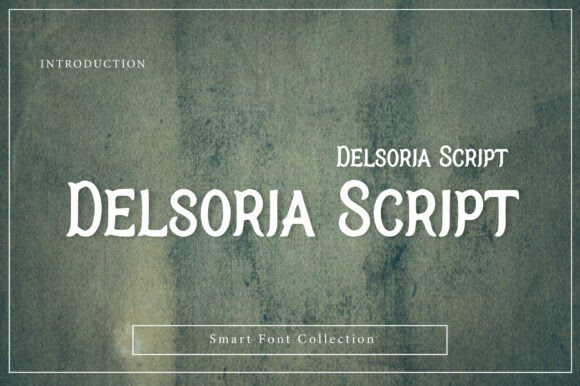 Delsoria Script: A Refined Serif Typeface for Editorial Design