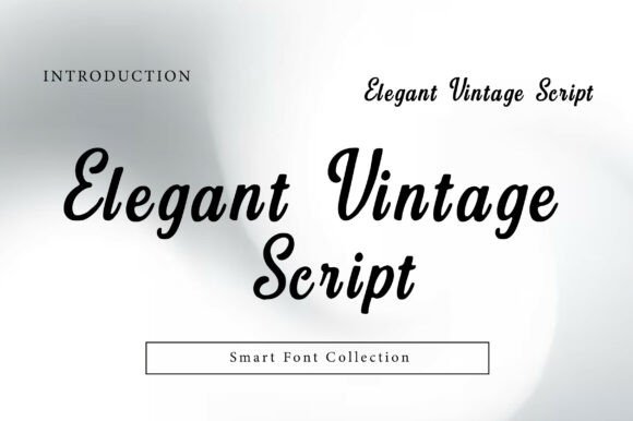 Elegant Vintage Script: A Timeless Web Typeface