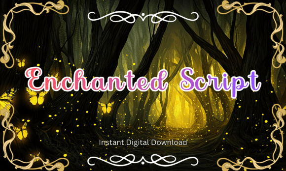 Enchanted Script: A Whimsical Font for Brand Identity