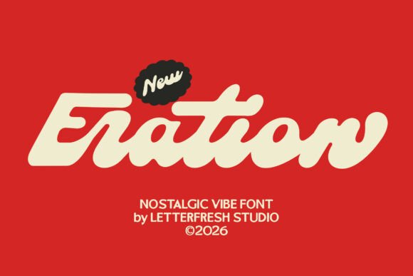 Eration Script: A Vintage Typeface for Makers