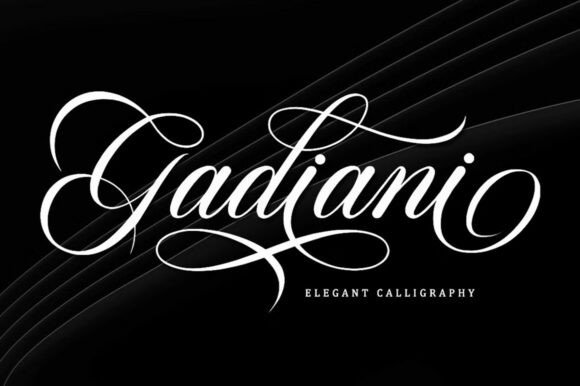 Gadiani: An Elegant Script Font for Branding