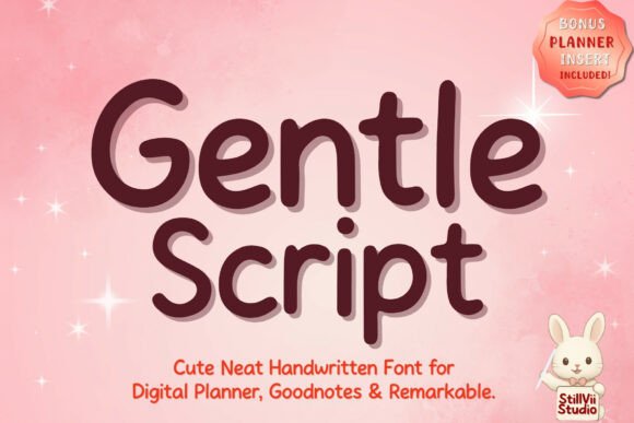 Gentle Script: A Clean Handwritten Typeface for Web