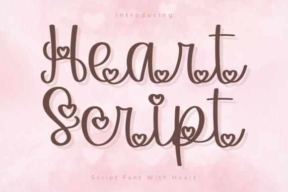 Heart Script: A Playful Font for Your Brand