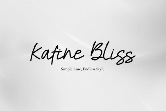 Kafine Bliss: A Handwritten Font for Authentic Branding