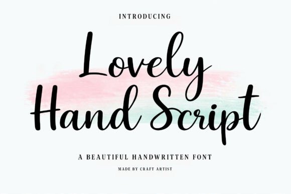 Lovely Hand Script: A Premium Font for Editorial Design