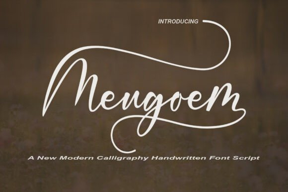 Meugoem: A Script Typeface for Editorial Grace
