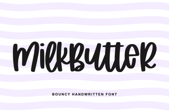 Milkbutter: A Warm Handwritten Font for Editorial Design