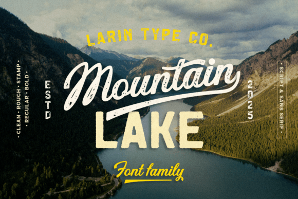 Mountain Lake Font: A Versatile Typeface for Editorial Design