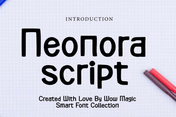 Neonora Script: A Modern Handwritten Font for Makers
