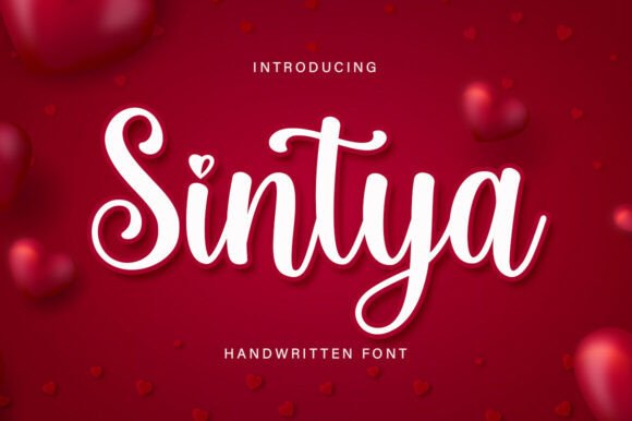Sintya Script: A Bold Handwritten Font for Editorial Design
