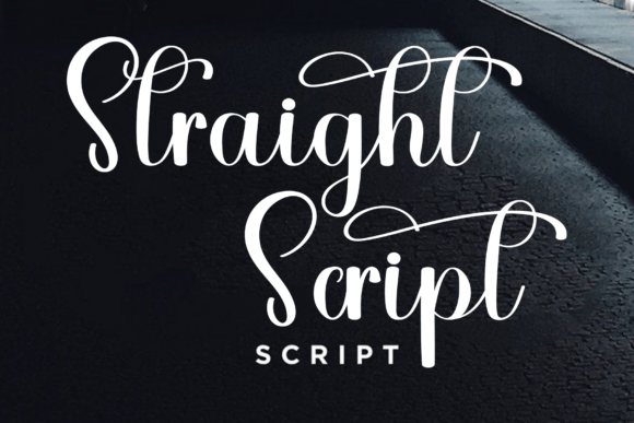 Straight Script: An Elegant Typeface for Editorial Design