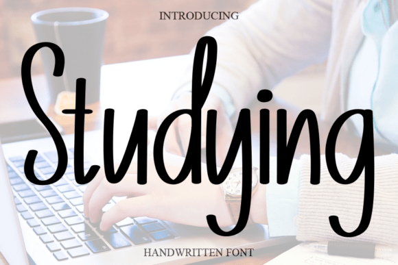 Studying: A Sweet Cursive Font for Makers