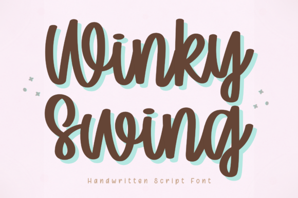 Winky Swing: A Playful Script Font for Editorial Design